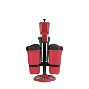Golf Ball Washer Console with Trash Cans Combination