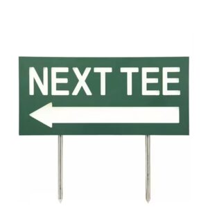 Golf Plastic Sign Golf Plastic Signage